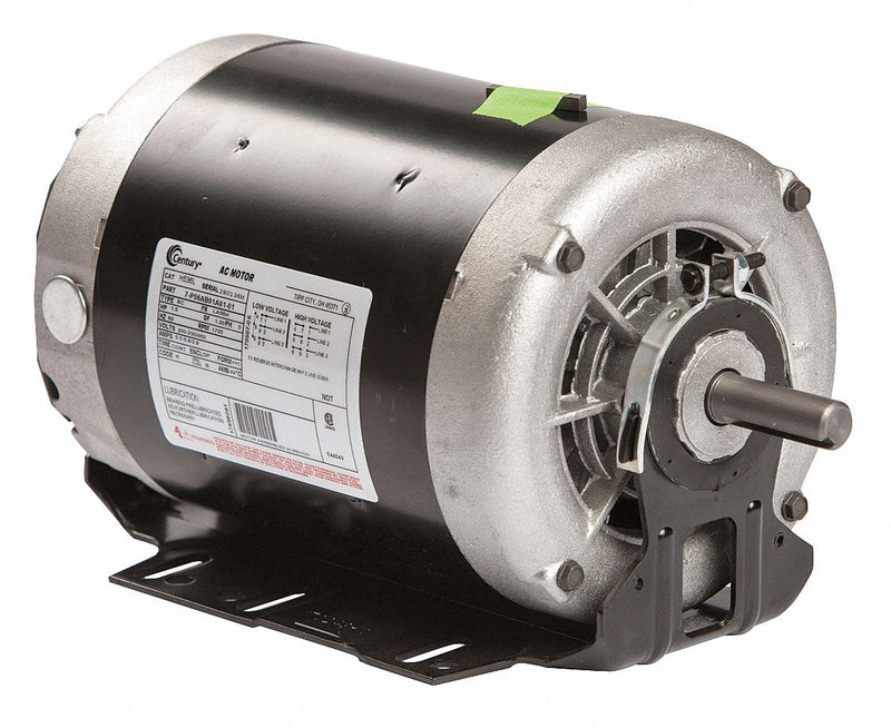 Century 1 1/2 HP Belt Drive Motor, 3-Phase, 1725 Nameplate RPM, 200-230/460 Voltage, Frame 56H - 56T17DRS40003A2