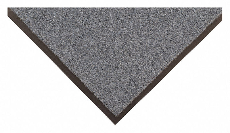 Condor Indoor Entrance Mat, 4 ft L, 3 ft W, 3/8 in Thick, Rectangle, Blue - 9T055