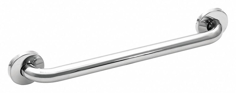 WingIts Length 18 in, Smooth, Stainless Steel, Grab Bar, Silver - WGB5SS18