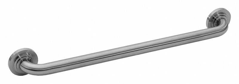 WingIts Length 42 in, Halo Flanges, Stainless Steel, Grab Bar, Silver - WPGB5PS42HAL
