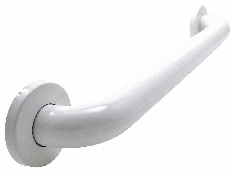 WingIts Length 12 in, Polyester Painted, Stainless Steel, Grab Bar, White - WGB6YS12WH
