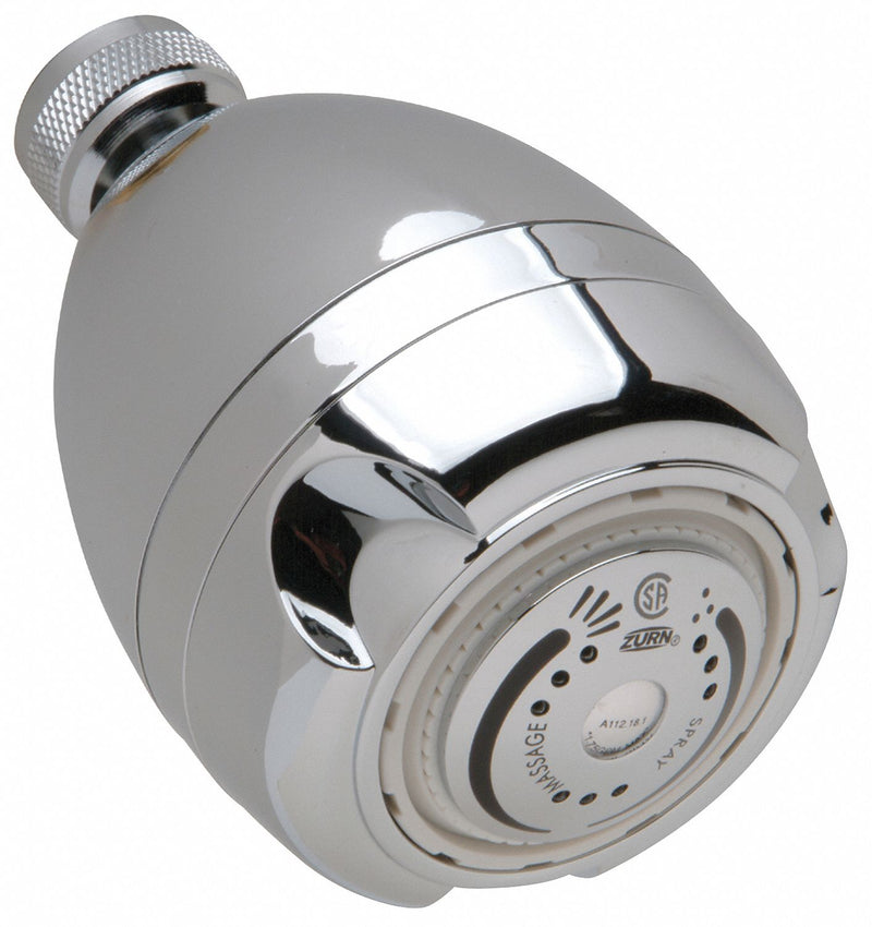 Zurn Shower Head, Wall Mounted, Chrome, 1.5 gpm - Z7000-S9