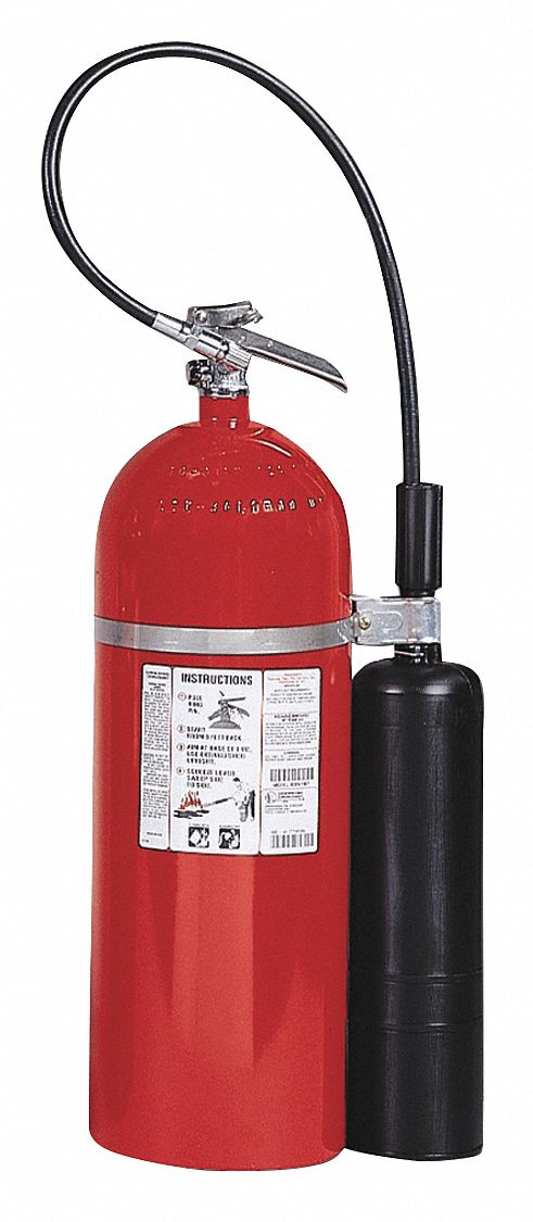 Kidde Fire Extinguisher, Carbon Dioxide, Carbon Dioxide, 20 lb, 10B:C UL Rating - PRO20CDM