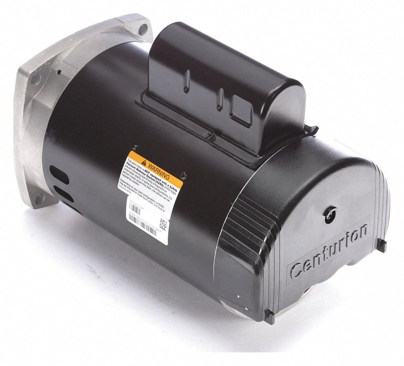 Century 1 HP Square Flange Pool Pump Motor, Permanent Split Capacitor, 3450 Nameplate RPM, 115/230 Voltage, - B2848V1