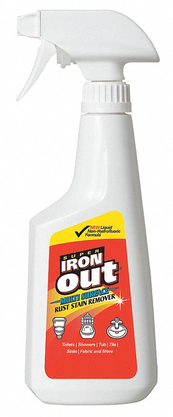 Iron Out Rust Remover, 16 oz. Cleaner Container Size, Trigger Spray Bottle Cleaner Container Type - LIO616PN