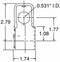 Dayton Solenoid Valve Coil, Coil Insulation Class F, 24V AC Voltage, 12 W Watts - 11209