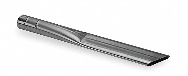 Dayton Crevice Tools, For Hose Diameter 1 1/2 in, Metal, 15 in Length, 2 1/4 in Width - 6X884