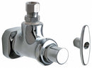 Chicago Faucets Chrome Plated Multi-Turn Supply Stop, FNPT Inlet Type, 125 psi - 1013-ABCP