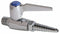 Chicago Faucets Ball Valve, Brass, Inline, 2-Piece, Pipe Size 3/8 in, Connection Type MNPT x Barb - 909-GASCP