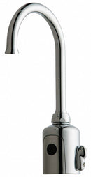 Chicago Faucets Chrome, Gooseneck, Bathroom Sink Faucet, Motion Sensor Faucet Activation, 0.5 gpm - 116.432.AB.1
