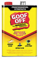 Goof Off Adhesive, Grease, Marker, Paint, Tar Remover, 1 gal., Non Aerosol Can, Ready to Use - FG657