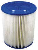 Tough Guy Cartridge Filter, Paper, Standard Filtration Type, For Vacuum Type Shop Vacuum - 6XMZ6