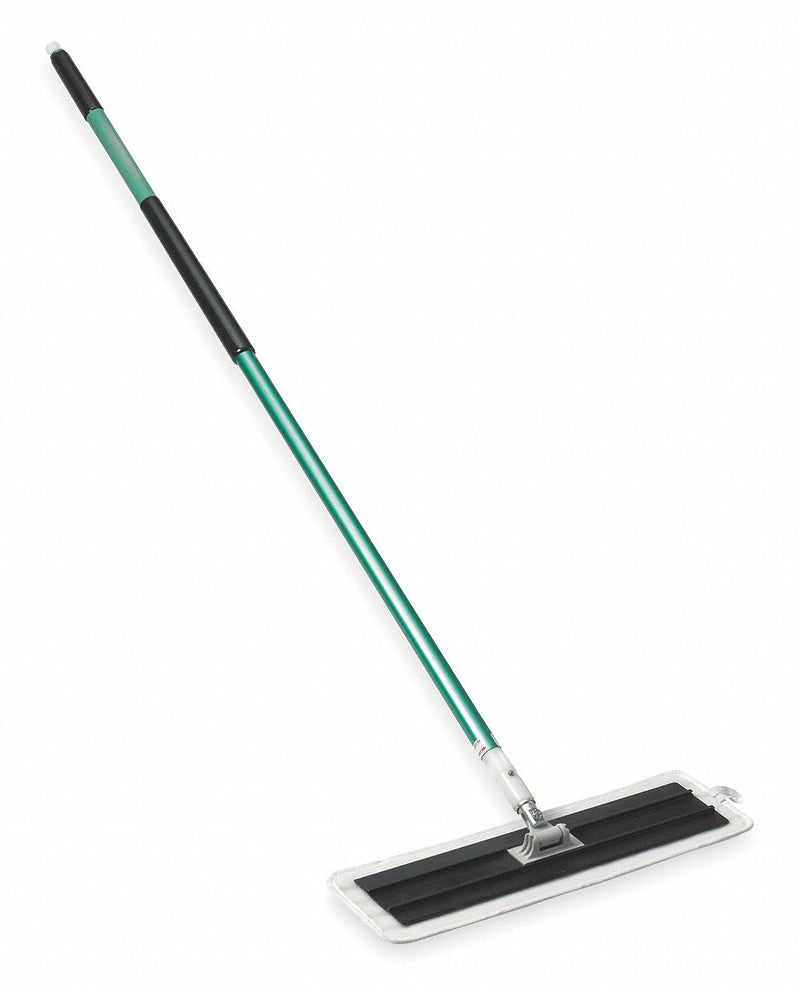3M Dual-Fiber Quick Change 5 1/2 in x 16 in Wet Mop Head and Handle, Green - 55593