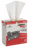 Georgia-Pacific Dry Wipe, Brawny Professional A400, 9-1/4" x 16-3/4", Number of Sheets 66, White, PK 10 - 29290/03