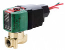 Redhat 100 to 240V AC/DC Brass Solenoid Valve, Normally Closed, 1/4" Pipe Size - 8262R232