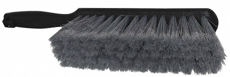 Tough Guy 13-1/4"L 60% Recycled PET Short Handle Bench Brush, Gray - 90757
