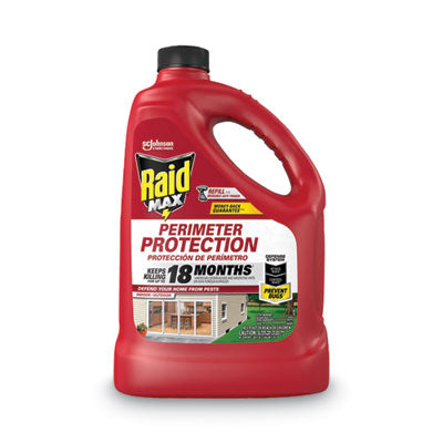 Raid Max Bug Barrier, 128 Oz Bottle Refill, 4/Carton - SJN620727