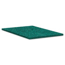 Boardwalk Heavy-Duty Scour Pad, Green, 6 X 9, 15/Carton - BWK186