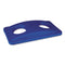 Rubbermaid Lid For Slim Jim Bottle Recycling Container, 20.38W X 11.38D X 2.75H, Blue - RCP269288BE