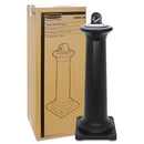 Rubbermaid Groundskeeper Tuscan Receptacle, 13 X 13 X 38.38, Black - RCP9W300BLA