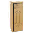 Rubbermaid Groundskeeper Tuscan Receptacle, 13 X 13 X 38.38, Black - RCP9W300BLA