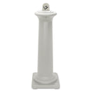 Rubbermaid Groundskeeper Tuscan Receptacle, 13 X 13 X 38.38, Sandstone - RCP9W300SST
