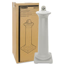 Rubbermaid Groundskeeper Tuscan Receptacle, 13 X 13 X 38.38, Sandstone - RCP9W300SST