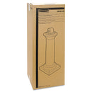 Rubbermaid Groundskeeper Tuscan Receptacle, 13 X 13 X 38.38, Sandstone - RCP9W300SST