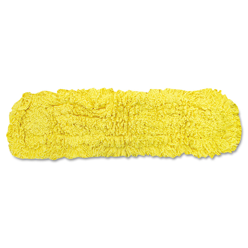 Rubbermaid Trapper Commercial Dust Mop, Looped-End Launderable, 5" X 36", Yellow - RCPJ15500YEL