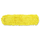 Rubbermaid Trapper Commercial Dust Mop, Looped-End Launderable, 5" X 48", Yellow - RCPJ15700YEL