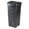 Rubbermaid Swing Top Lid For Untouchable Recycling Center, 16" Square, Black - RCP268988BK