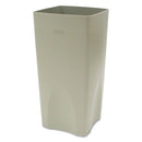 Rubbermaid Plaza Waste Container Rigid Liner, Square, Plastic, 19 Gal, Beige - RCP356300BGCT
