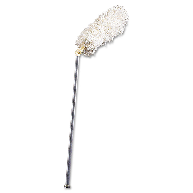 Rubbermaid Hiduster Dusting Tool With Angled Launderable Head, 51" Extension Handle - RCPT120