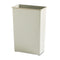 Safco Rectangular Wastebasket, Steel, 22 Gal, Sand - SAF9618SA