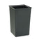 Safco Rigid Liner For Saf9728/Saf9729 Waste Receptacles, Plastic, 36 Gal, Black - SAF9669