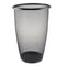 Safco Onyx Round Mesh Wastebasket, Steel Mesh, 9 Gal, Black - SAF9718BL