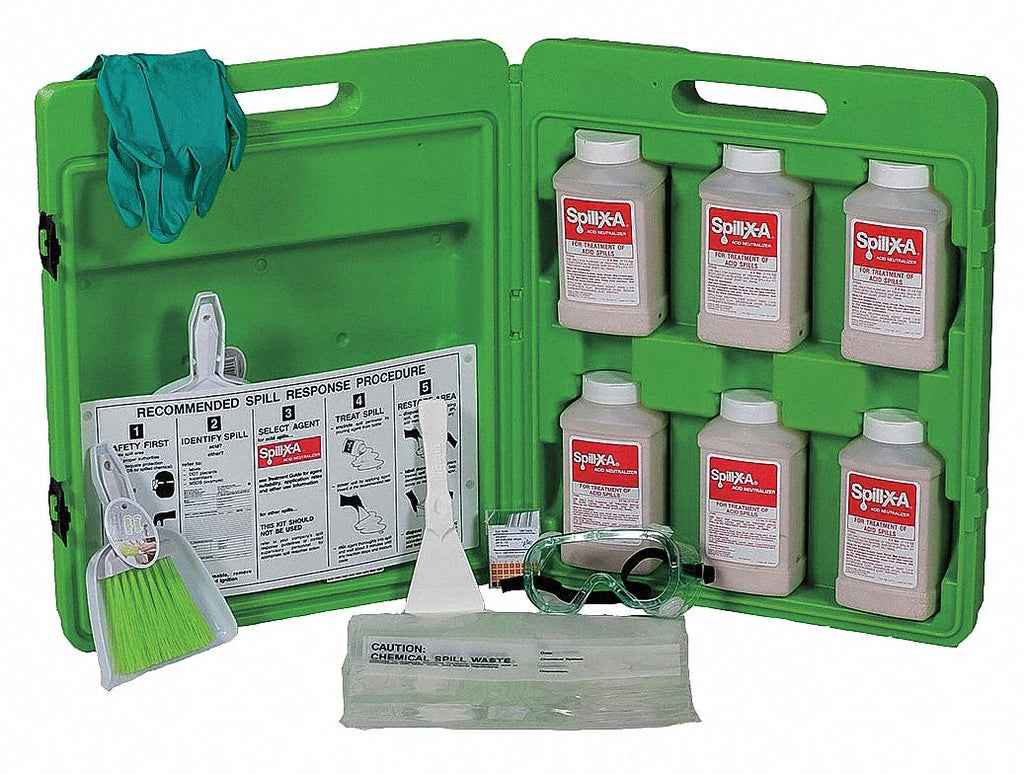 Ansul Solidifying Acid Neutralizer Kit, Neutralizes Acids, Granular, 6 ...