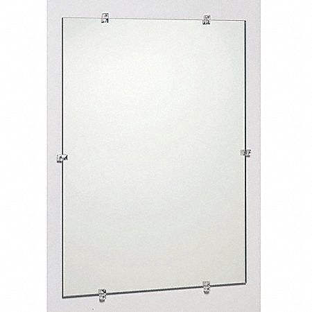 See All Industries Width (In.) 72, Height (In.) 36, Glass with Copper Coated Back (Mirror), Frameless Mirror - G3672