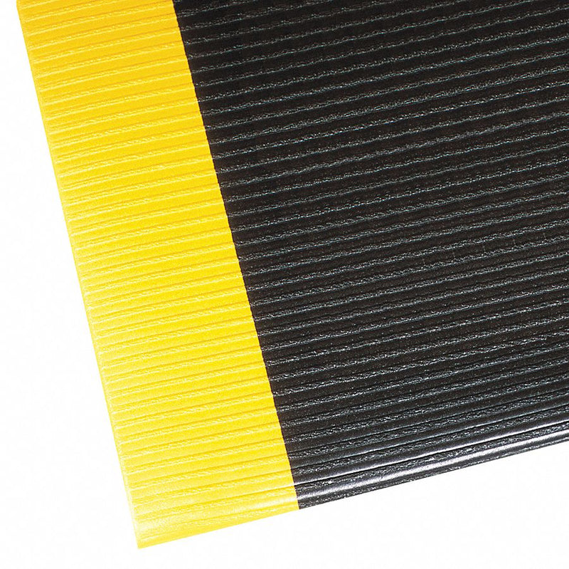 Notrax 406R0036BY - Antifatigue Runner Black YllwBrdr 3x60ft