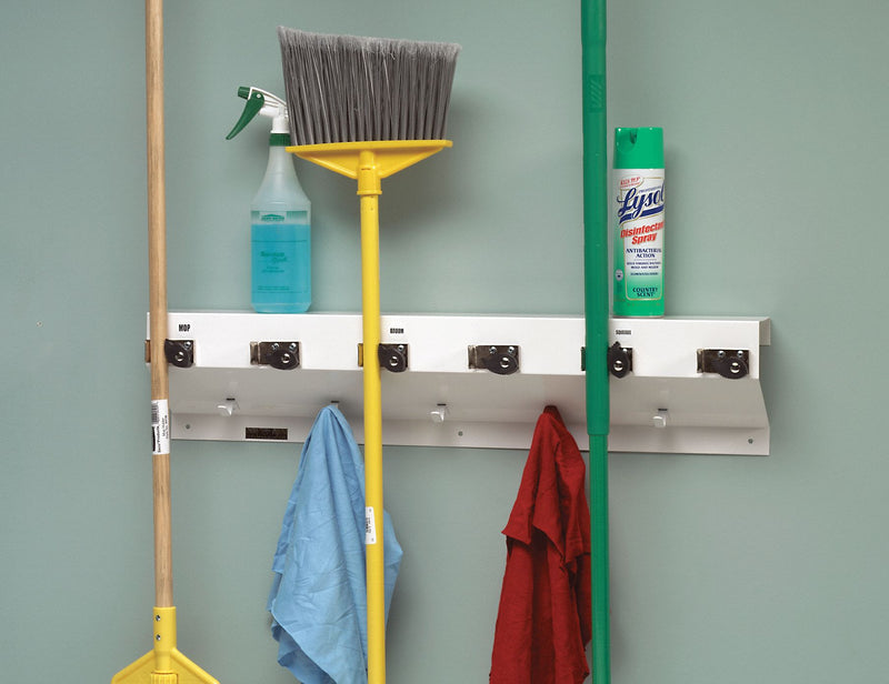 Cleaning Tools Organizer Metal Mop Broom Storage Metal Cleaning