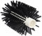 Remco 6-1/2" Polyester Tube and Pipe Brush, 4 in Brush Dia. - 5380-103-9