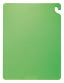 San Jamar Cutting Board, Co-Polymer, Green, 20" Length, 15" Width, 1/2" Thickness - CB152012GN