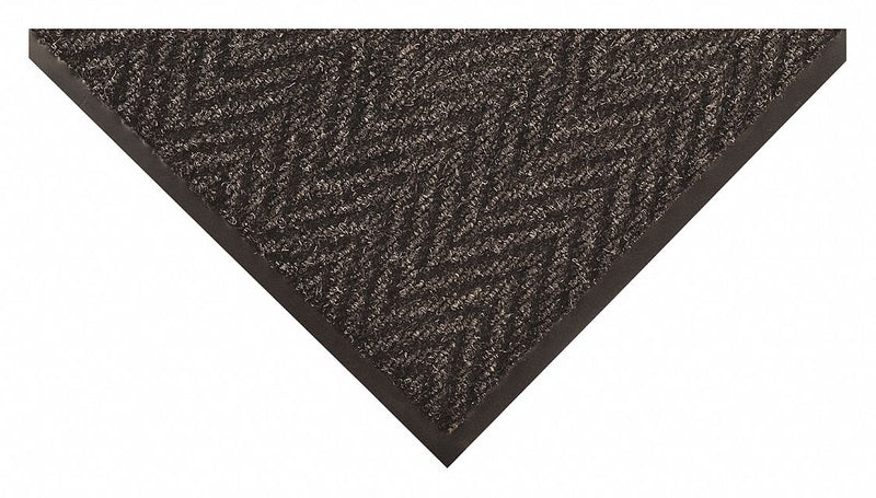 Notrax 118S0034CH - Carpeted Entrance Mat Black 3ft. x 4ft.