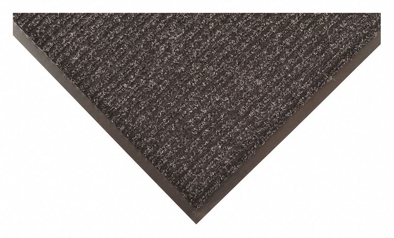 Condor Indoor Entrance Mat, 8 ft L, 4 ft W, 3/8 in Thick, Rectangle, Charcoal - 9MN06