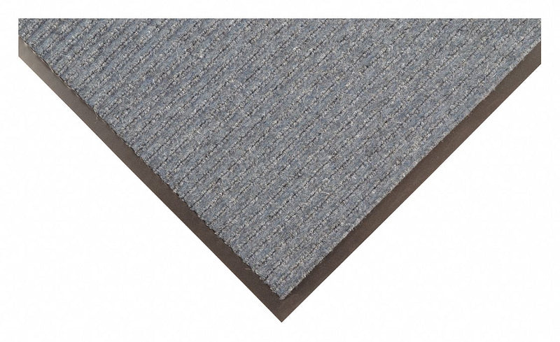 Condor Indoor Entrance Mat, 8 ft L, 4 ft W, 3/8 in Thick, Rectangle, Blue - 9KC21