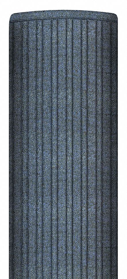Notrax Indoor Entrance Runner, 10 ft L, 4 ft W, 3/8 in Thick, Rectangle, Blue - 161S0410BU