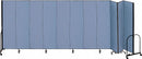 Screenflex Portable Room Divider, Number of Panels 11, 5 ft. Overall Height, 20 ft. 5" Overall Width - CFSL5011 BLUE