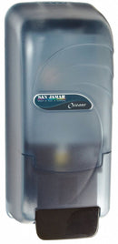 San Jamar San Jamar Hygiene Series, 800 mL, Manual, Liquid, Wall, Blue - S890TBL