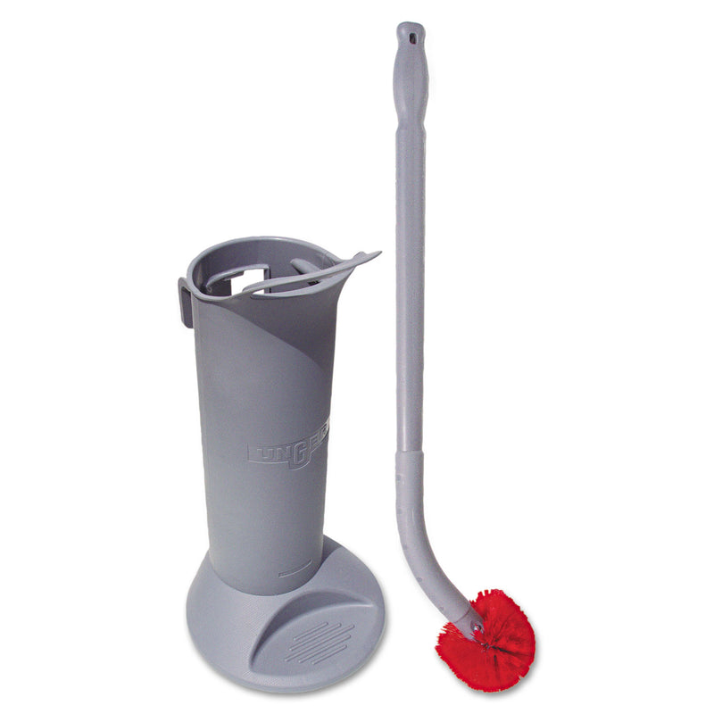 Unger Ergo Toilet Bowl Brush Complete: Wand, Brush Holder & 2 Heads - UNGBBWHR