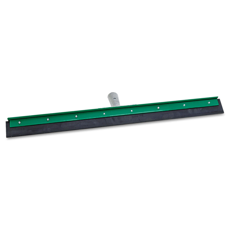 Unger Aquadozer Heavy-Duty Squeegee, Black Rubber, Straight, 24" Wide Blade - UNGFP600